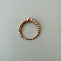 オーダー受注　プラネットリング　ピンクゴールド色