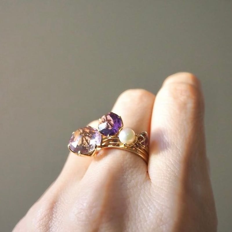 オーダー受注 Nano Bouquet ナノブーケリング アコヤパール | MARUU 