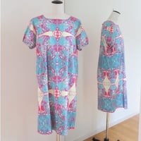 Bi'sオリジナルワンピース　Bi's Closet　半袖　ブルーグリーン