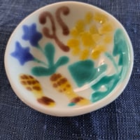 赤地径 九谷焼 六角小鉢 | Bi's Japanese Gifts