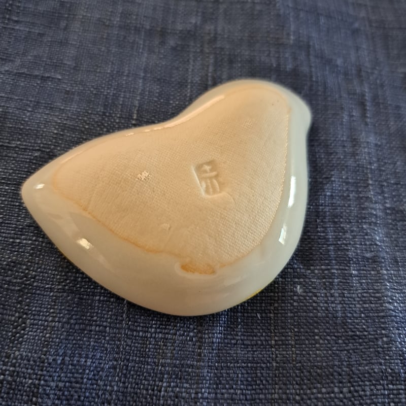 九谷焼、鳥型豆豆皿① 赤地 径、再入荷 | Bi's Japanese Gifts