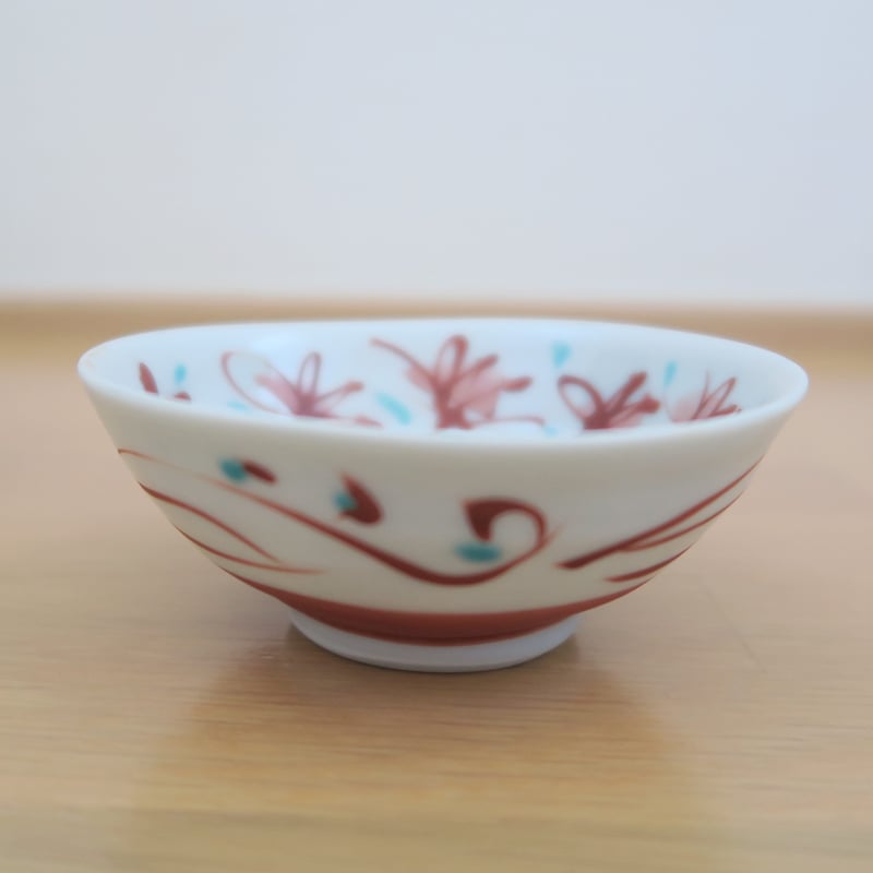 赤地健・ぐい吞み、九谷焼 赤地陶房、金沢 | Bi's Japanese Gifts