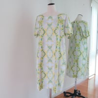 Bi'sオリジナルワンピース　Bi's Closet　半袖　ライトグレーミモザ