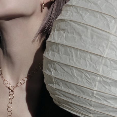 norme clear circle pierce / SV925＋Gold Plated