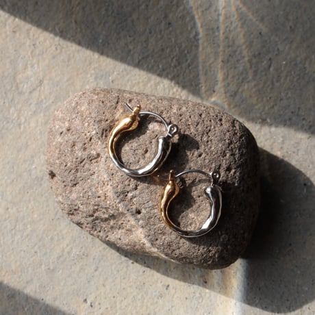 Metal art hoop pierce (mix color)
