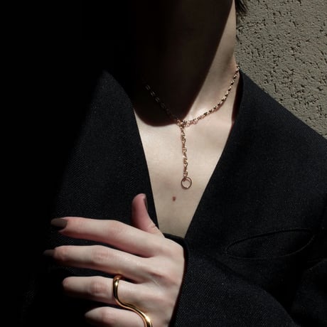 Layered necklace (3P) (one color)