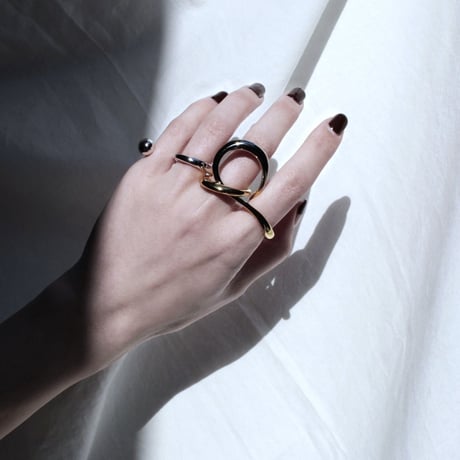 Connect eight loop ring (large/2P) (mix color)