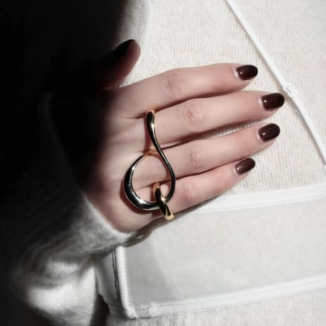 Connect eight loop ring (small/2P) (mix color)