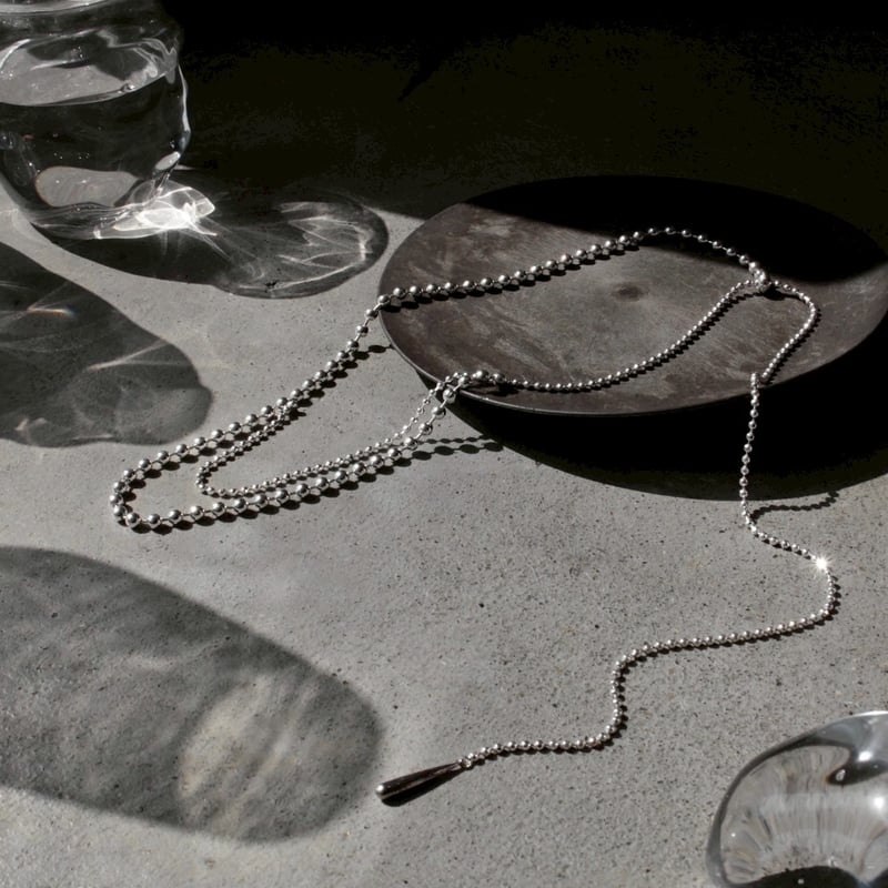 ソワリー soierie ネックレス ボールチェーン Ball chain hook necklace [Unisex line] | Soieri