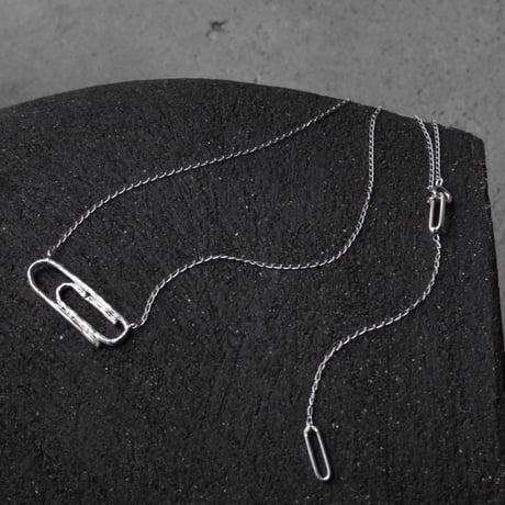 norme uncut clip necklace / SV925