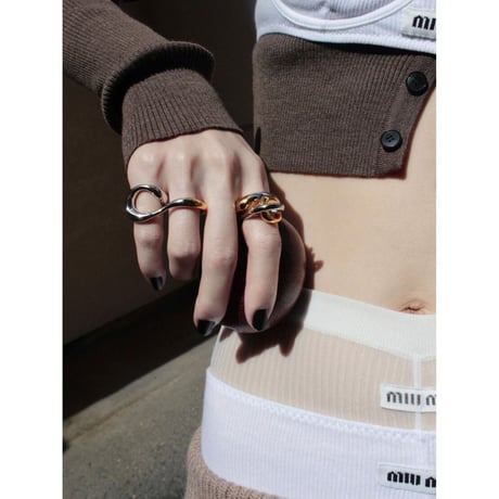 Clarity bit earcuff ring  (mix color)