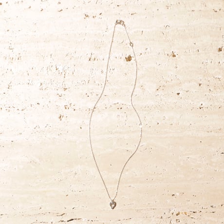 norme open heart mini necklace / SV925