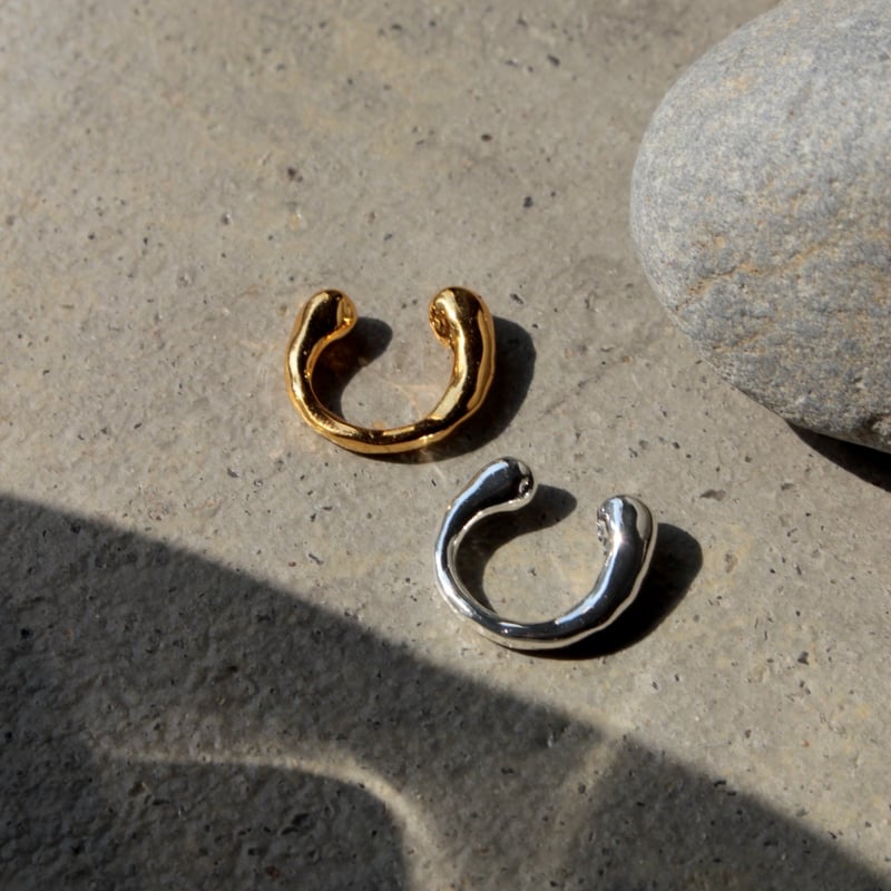 Metal art single cuff (one color) | Soierie Onl