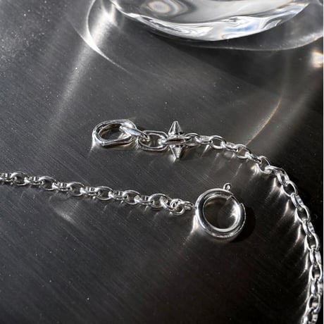 Key motif padlock necklace