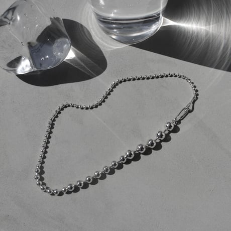 Ball chain hook bracelet [Unisex line]
