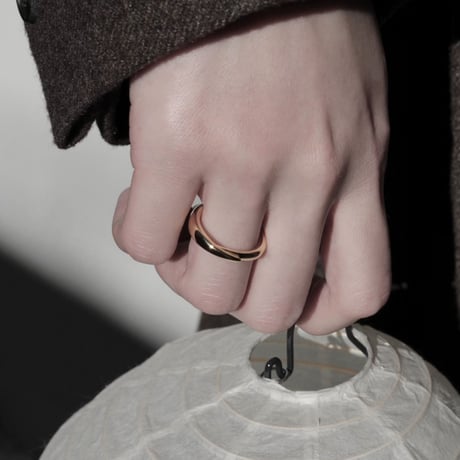 norme clear ring / SV925＋Gold Plated