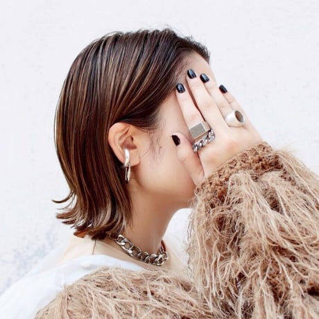 Flow earcuff ring (1P) (one color)