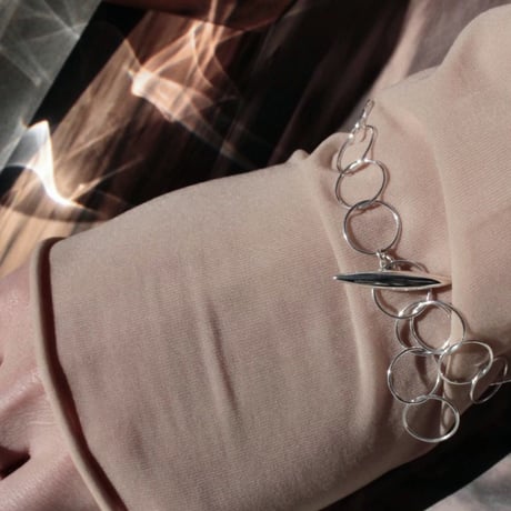 norme clear circle bracelet / SV925