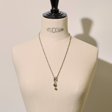 Tribal barbell necklace