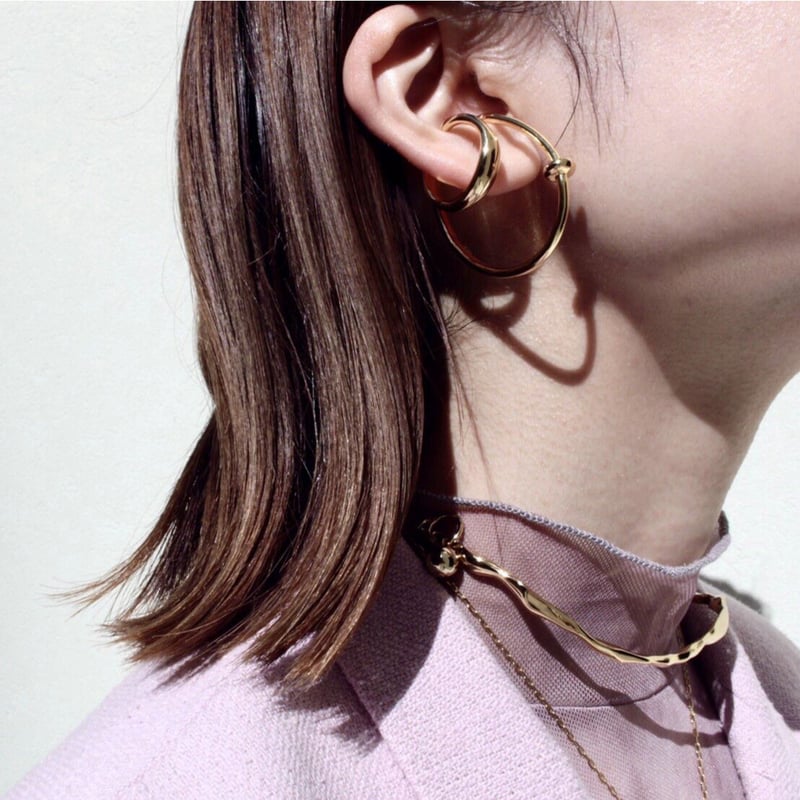 Neo coil earcuff (one color) | Soierie WEB STORE