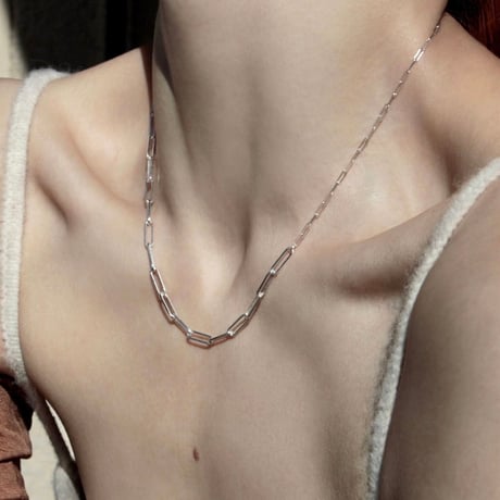 norme dew long frame necklace / SV925