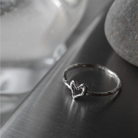 norme open heart mini ring / SV925