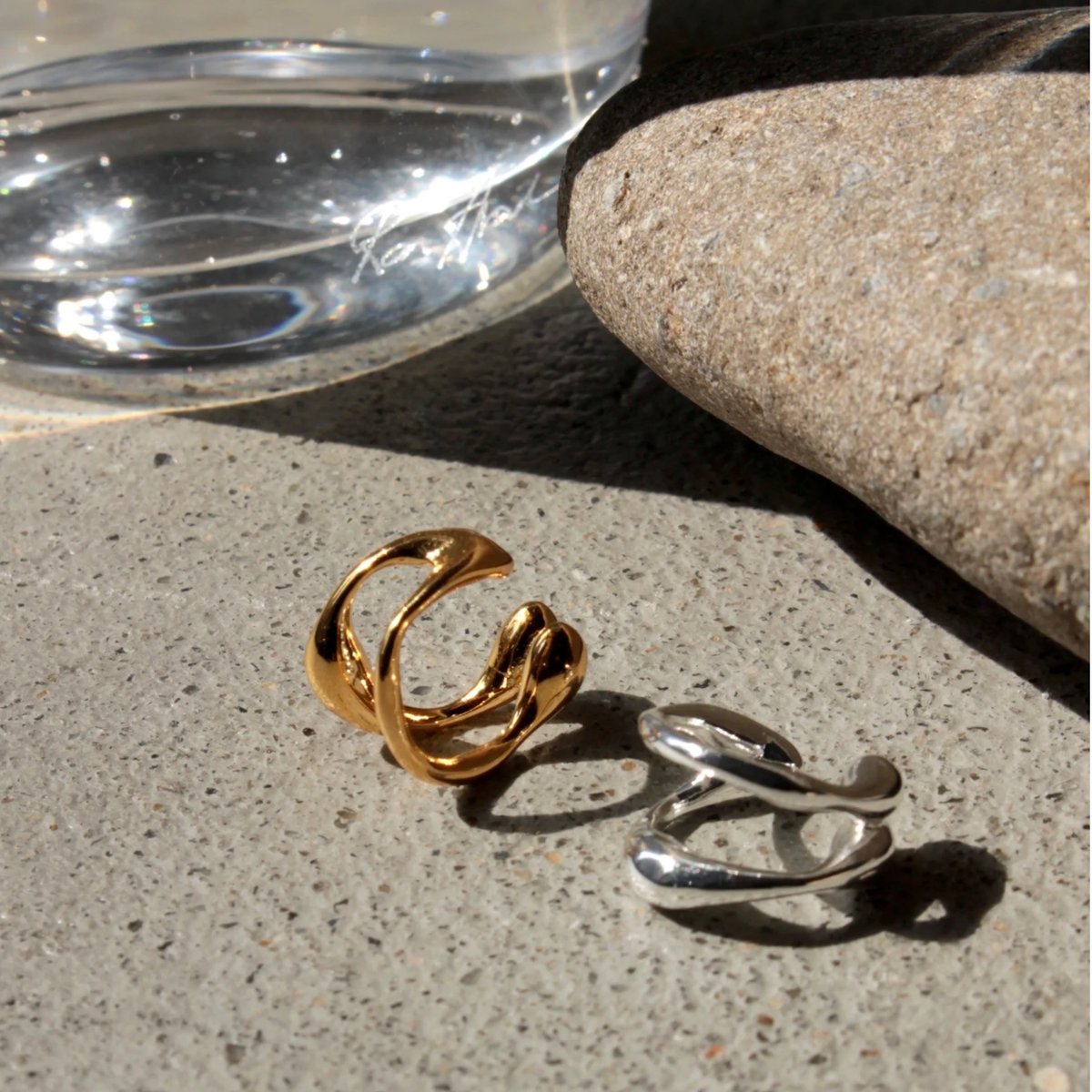 Metal art w cuff (one color) | Soierie Online S