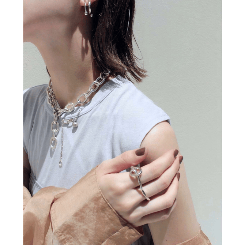 Clip large necklace | Soierie Online Store Clip large necklace | Soierie Online Store