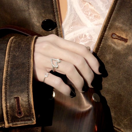 norme open heart mini ring / SV925