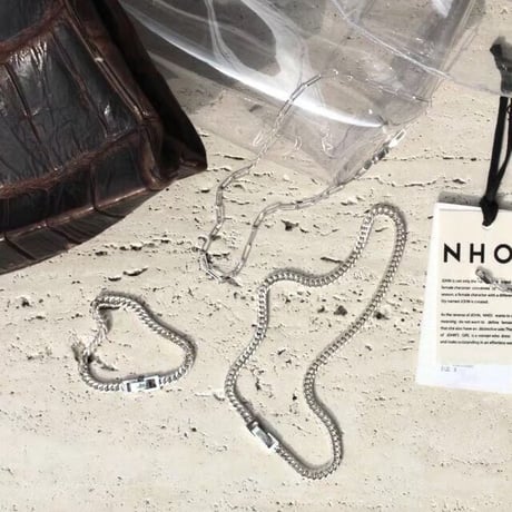 norme long frame necklace (Men's long type) / SV925