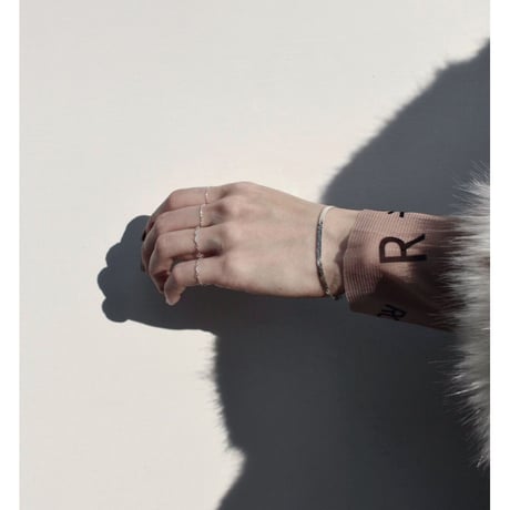 norme flat snake  bracelet / SV925