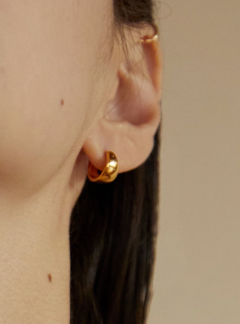 norme dew wide pierce / Gold | Soierie Online S