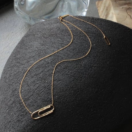 norme uncut clip necklace / SV925＋Gold Plated