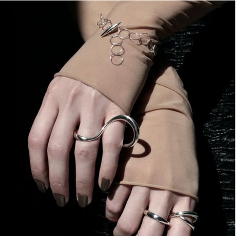 norme clear circle bracelet / SV925