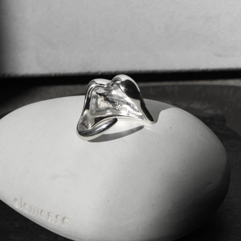 Heart ring / Silver 【Silver 925 product】 | Soie