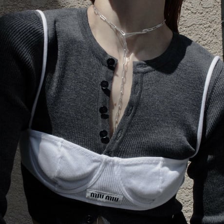 Lead rope necklace