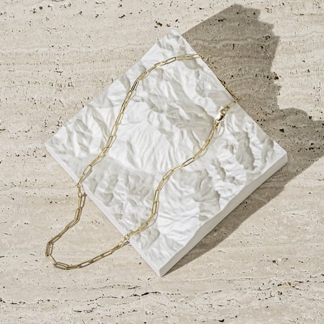 norme long frame necklace (Women's) / SV925＋Gold Plated