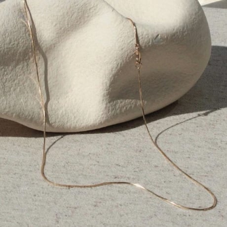 norme polished necklace / K18