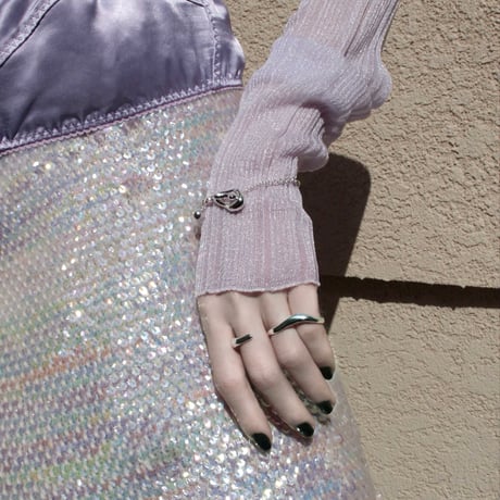 Metal art mantel bracelet