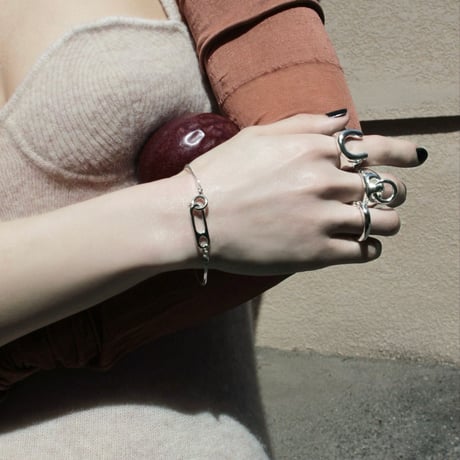 Gem clip bracelet