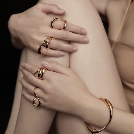 Clarity earcuff ring (one color)