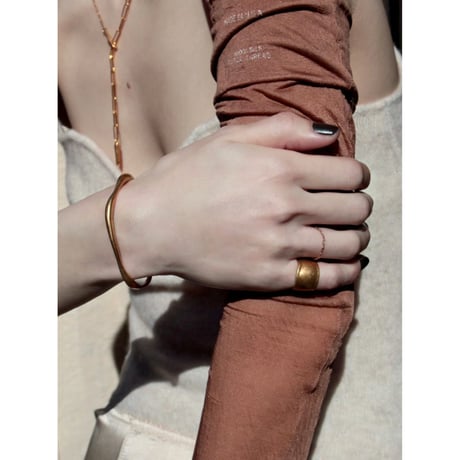 norme dew pinky ring (Matt) / SV925＋Gold Plated