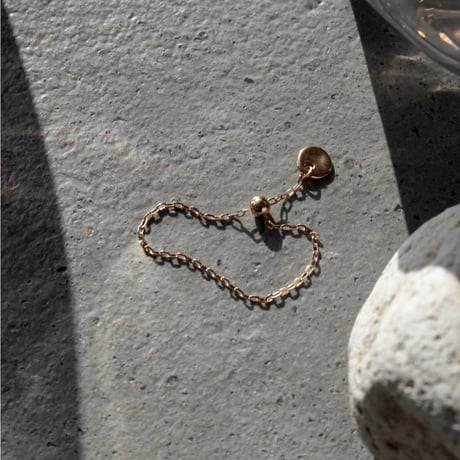 norme tag chain ring (Round type) / SV925＋Gold Plated