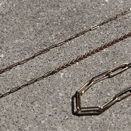 norme third necklace / SV925＋Gold Plated