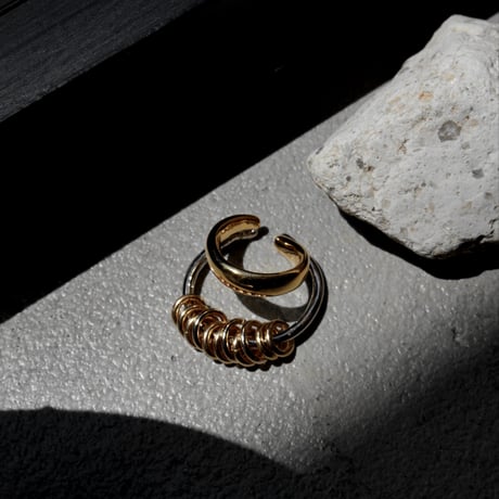 Infinity coil cuff ring (mix color)