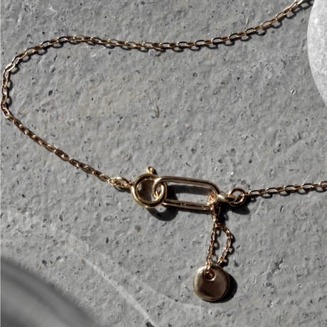 norme tag chain bracelet / SV925＋Gold Plated