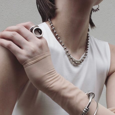 Ball chain necklace / 6.5mm / Matt silver［Unisex line］