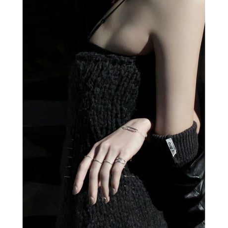 norme uncut clip bracelet / SV925