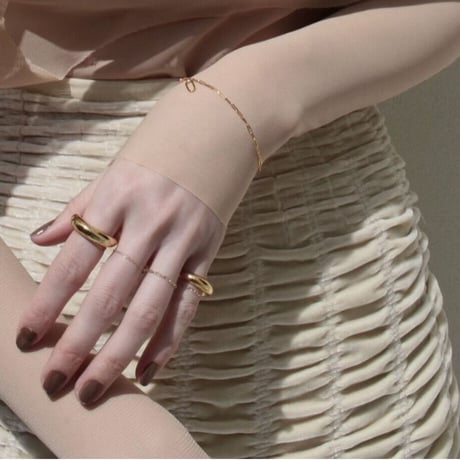 norme third bracelet / SV925＋Gold Plated