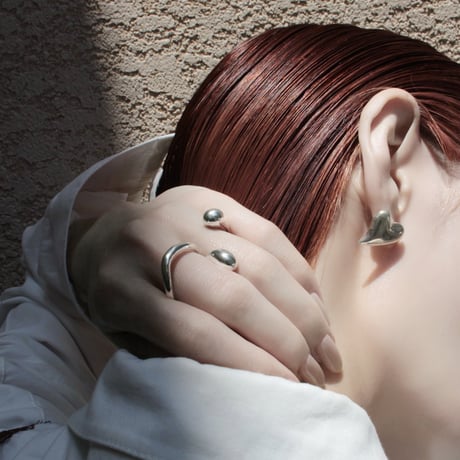 Heart pierce / Silver【Silver 925 product】